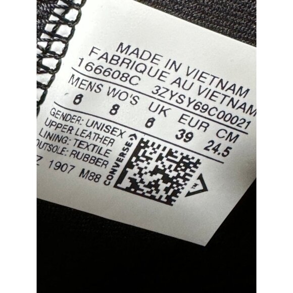 Women’s 8 Converse Chuck Taylor All Star Leather Waterproof Boots 166608c - Picture 9 of 9